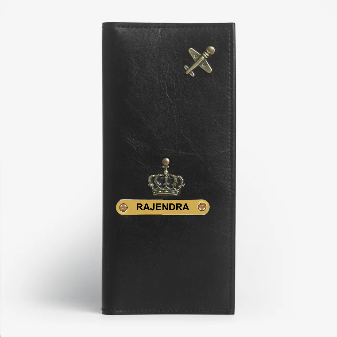 Passport organizer Black