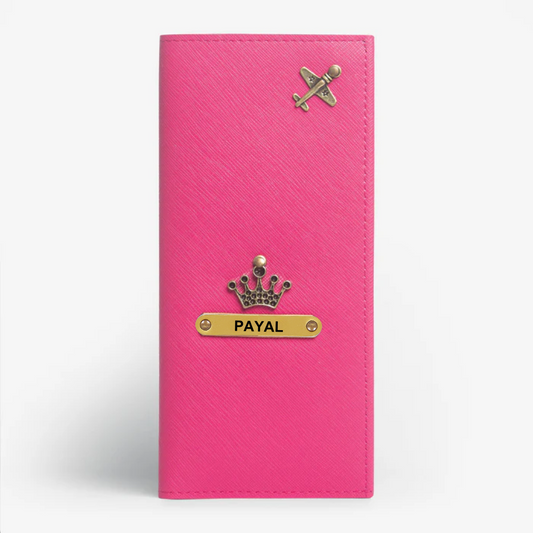 Passport organizer Hot Pink