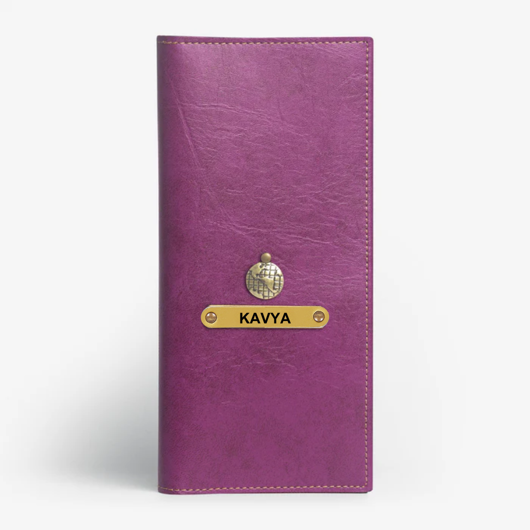 Passport organizer Lavender