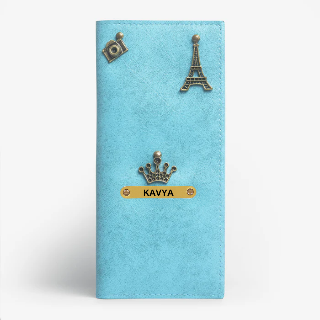 Passport organizer Sky Blue