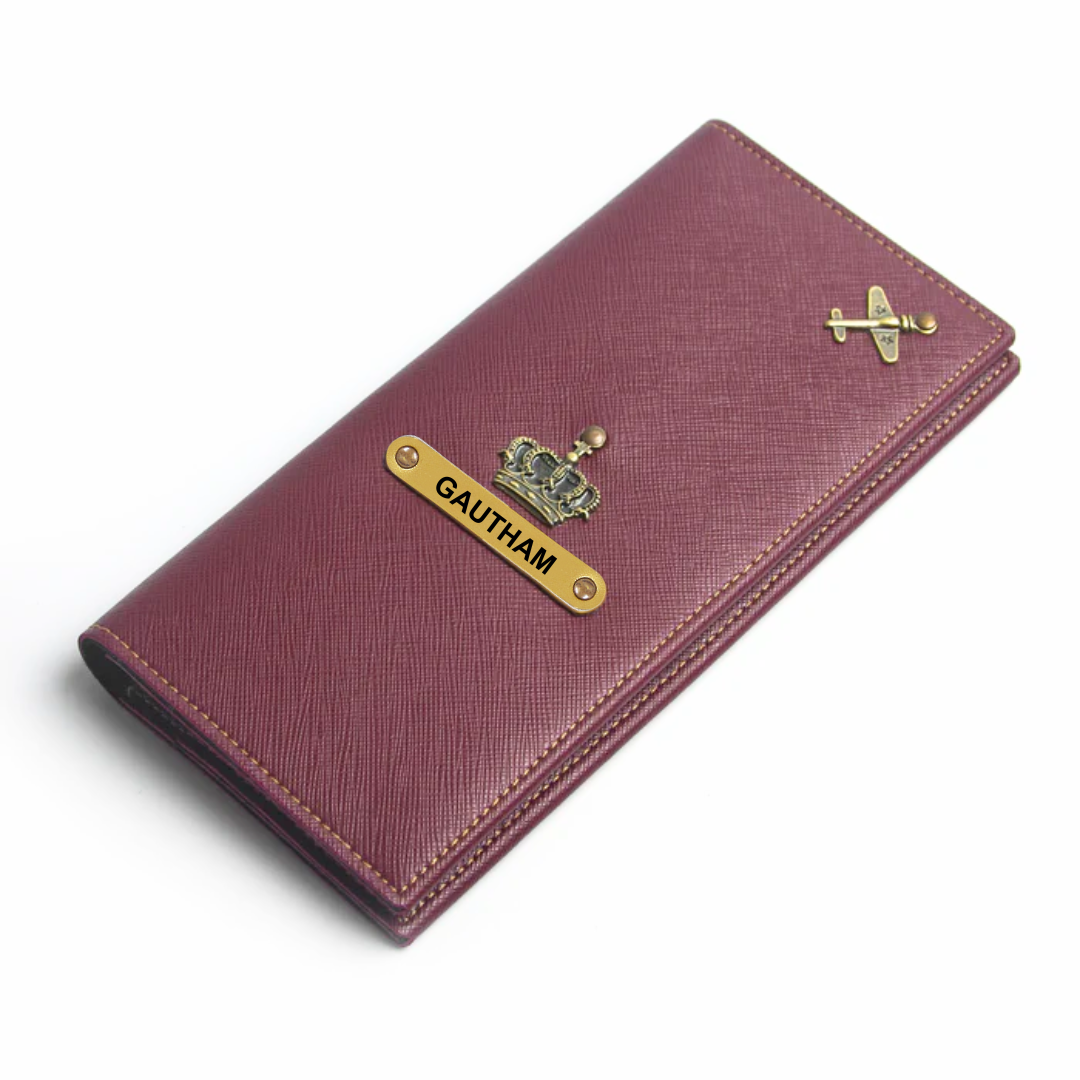 Passport organizer Wine