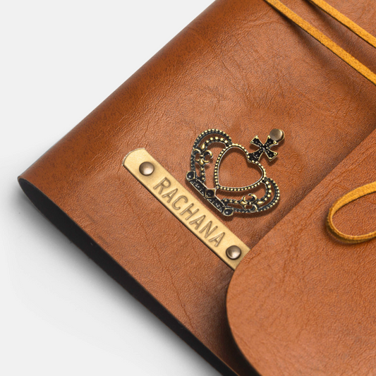 Loop Diary Brown My Store NC Gifts