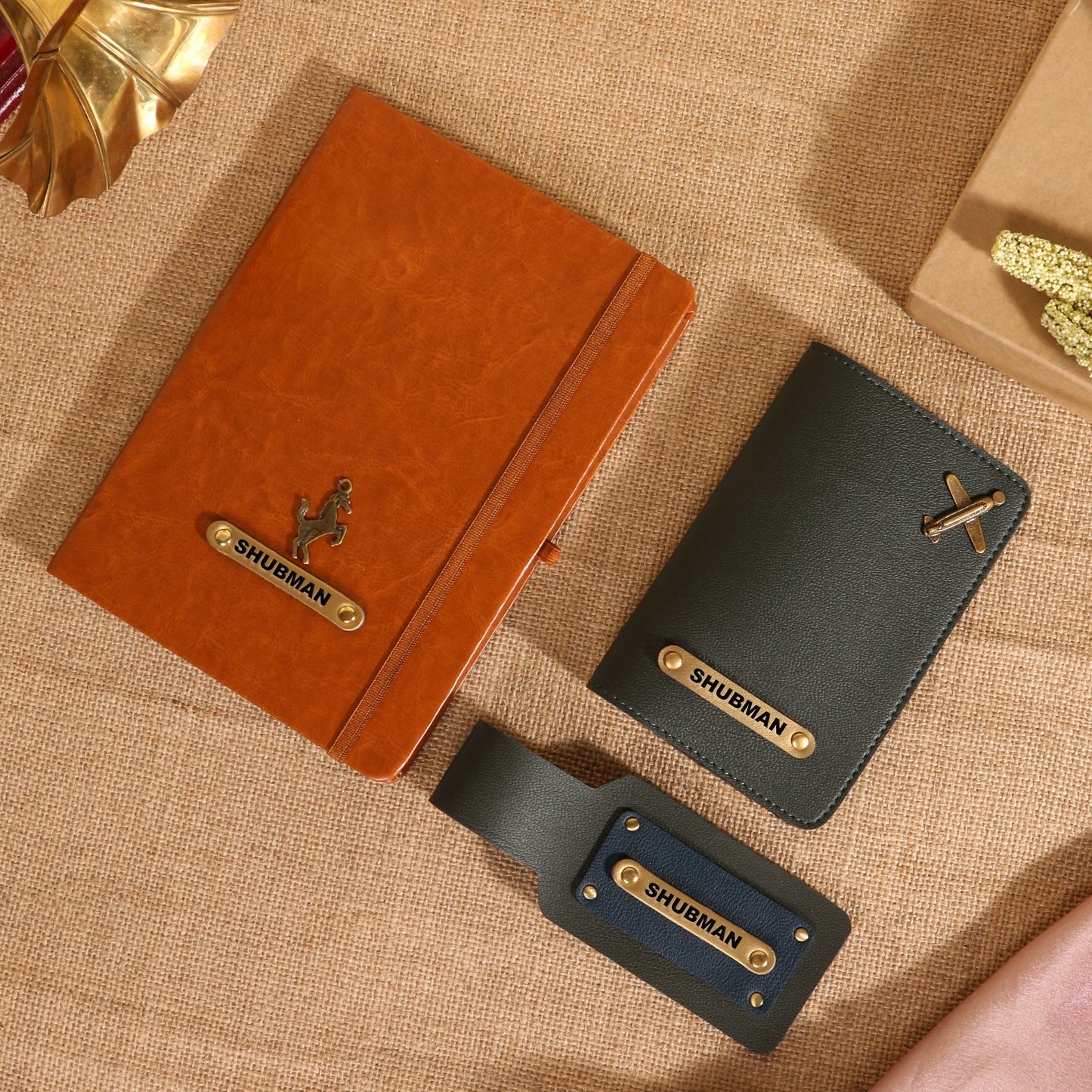 Tan and Olive