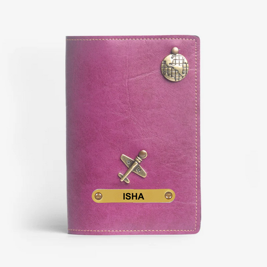 Personalized Passport Cover - Lavender