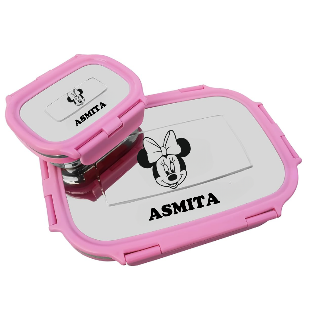 Jumbo lunch boxes Pink