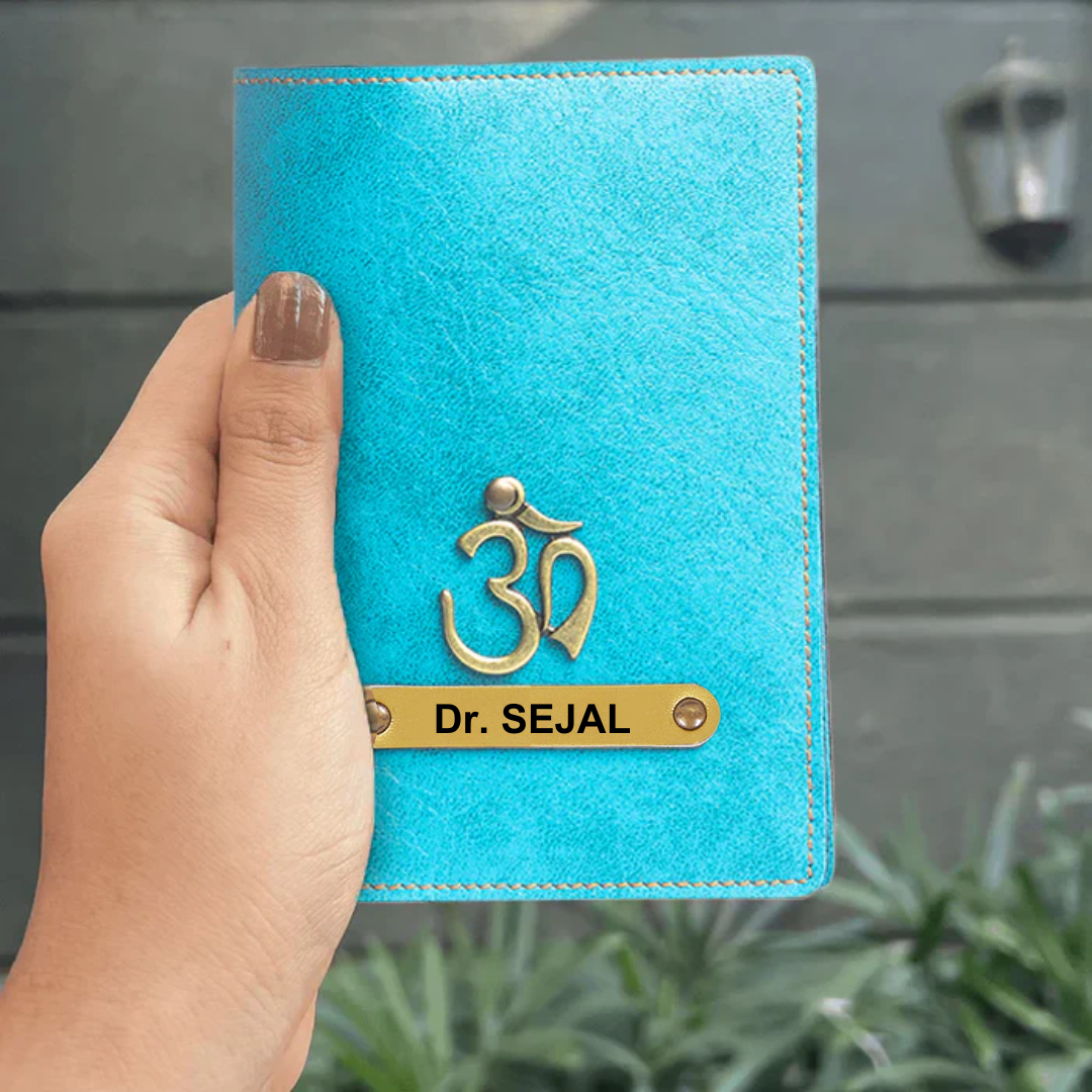 Personalized Passport Cover - Sky Blue