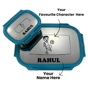 Combo 1 : Sky blue tiffin box