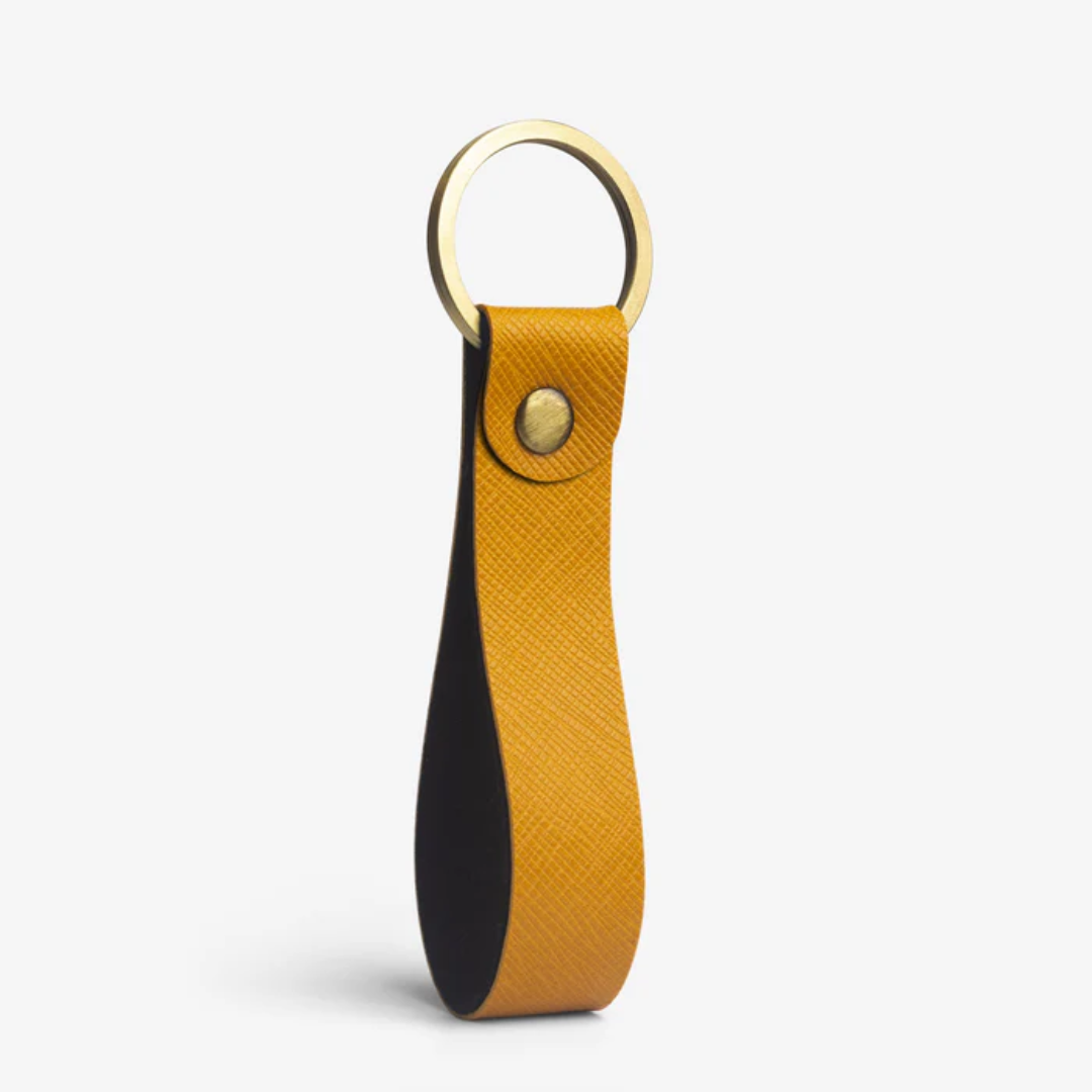Personalized Key Chain - Mustard