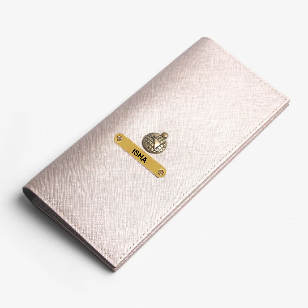 Personalized Passport Organizer - Rose Gold