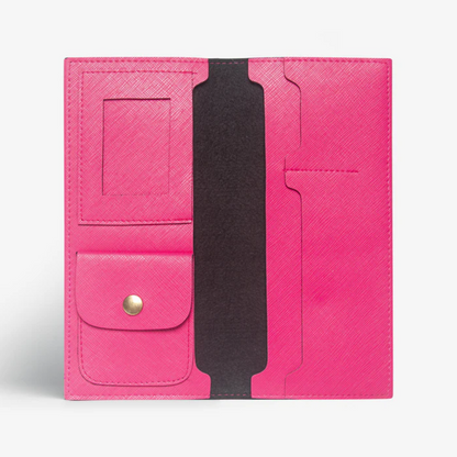 Passport organizer Hot Pink
