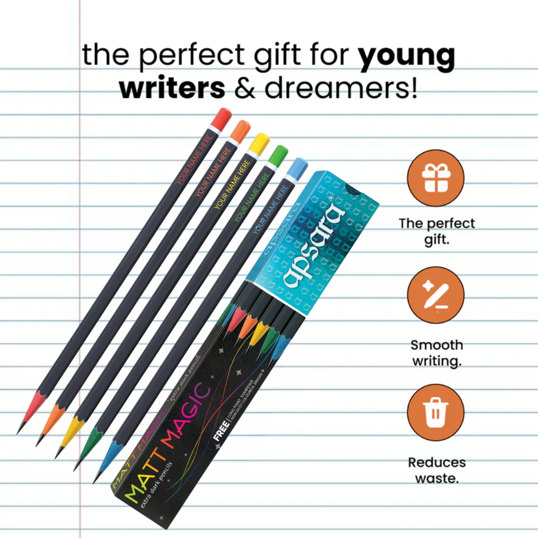 Customized Pencil With Name For Kids Set (20 Pcs) - Name Engraved, Ideal Gift For Kids Birthday And Return Gifts (2), Multicolor