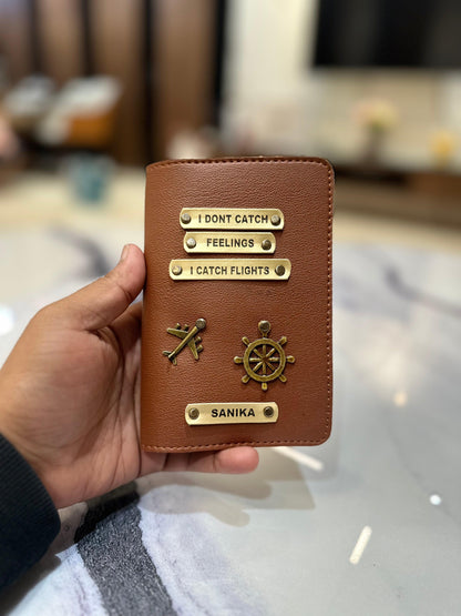 Passport Cover- I DON'T CATCH FEELINGS I CATCH FLIGHTS - NCGIFTS