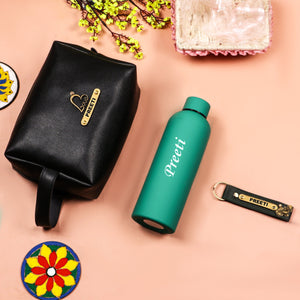 bottle travel pouch keychain hamper